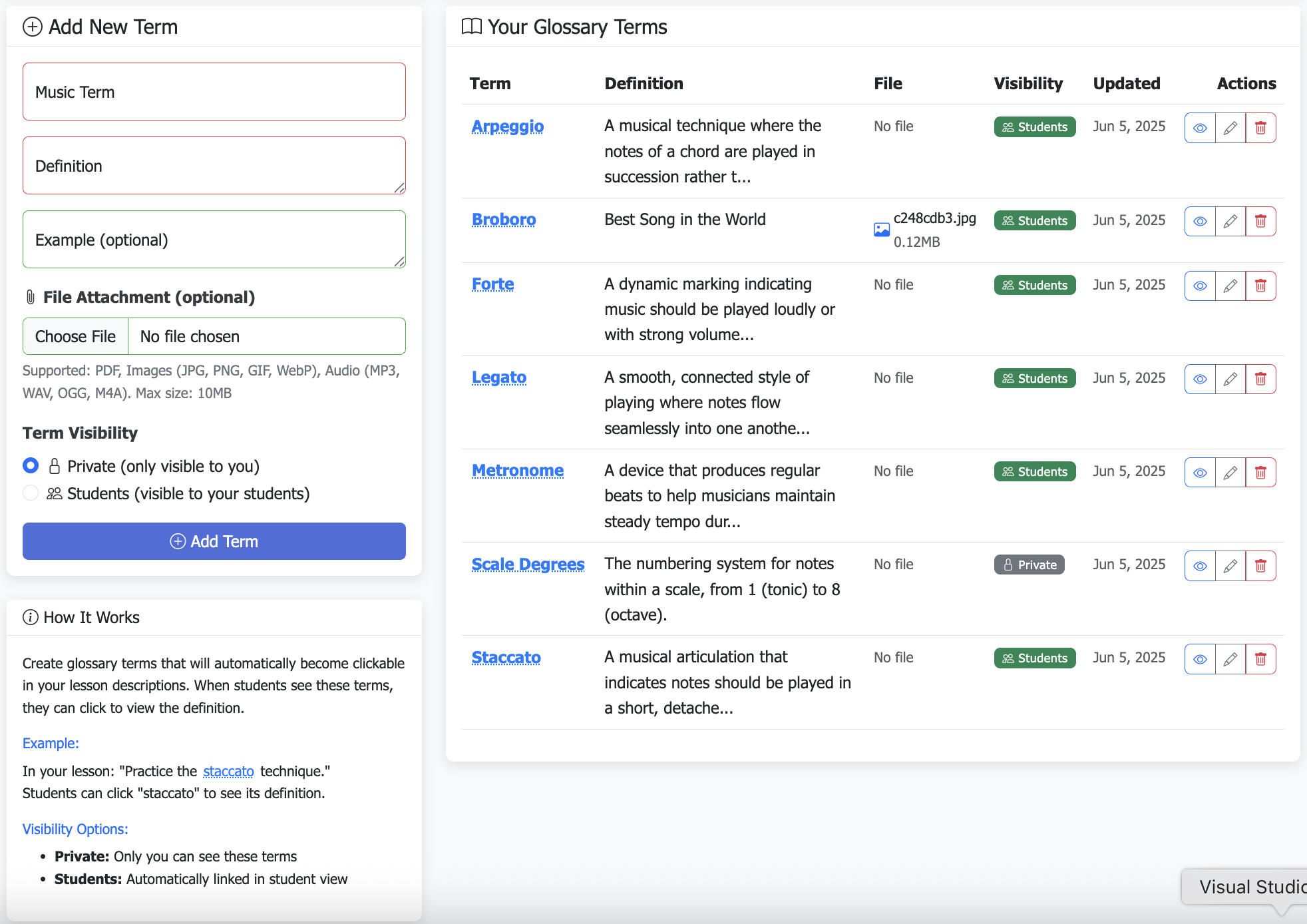 Glossary & Wiki