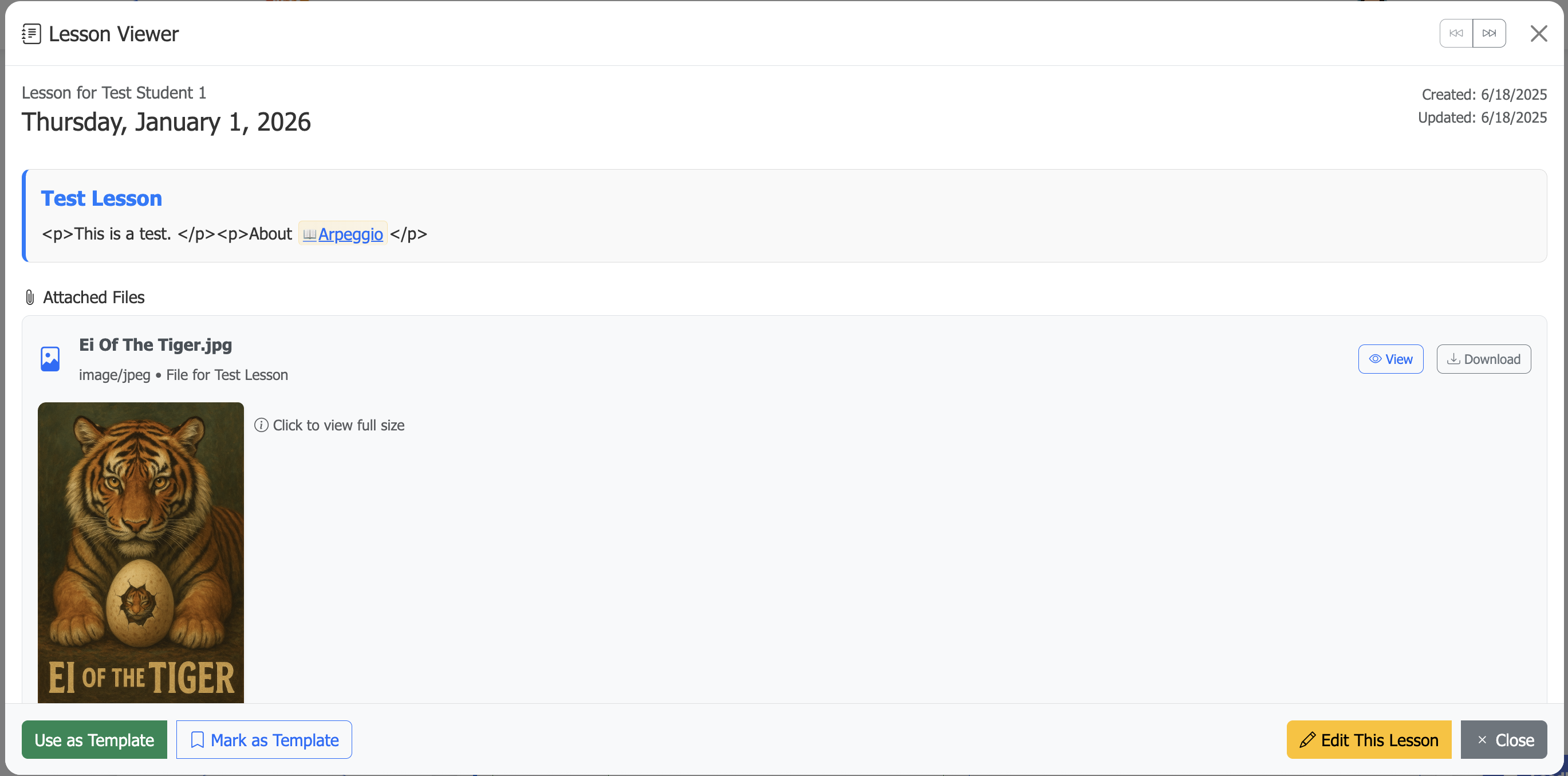 Lesson Viewer