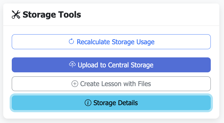 Storage Tools