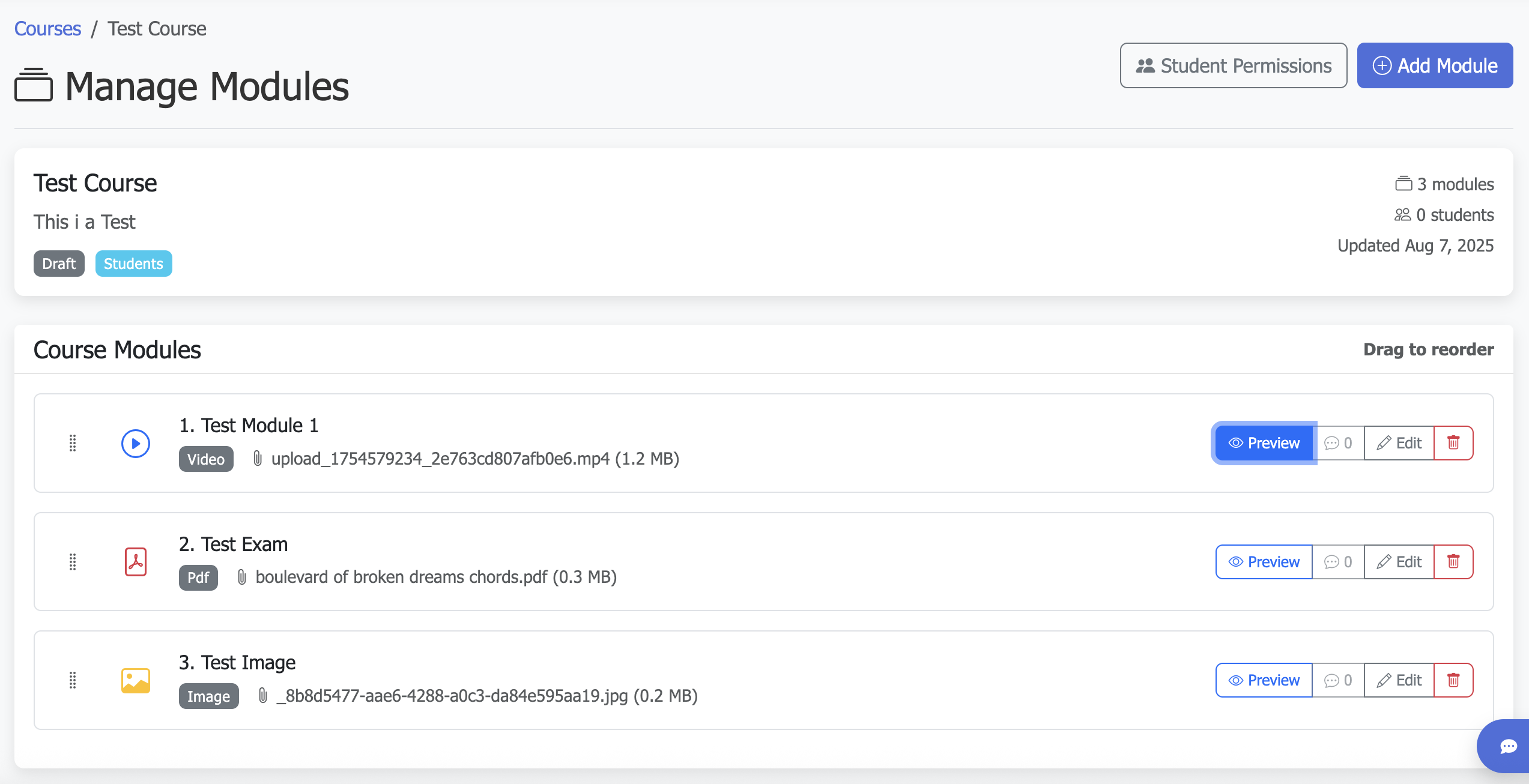 Module Management